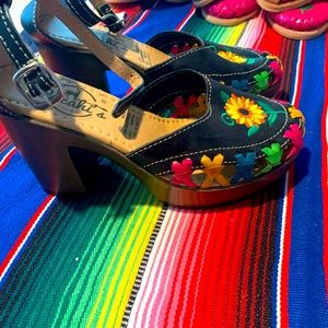 Mexican huarache leather